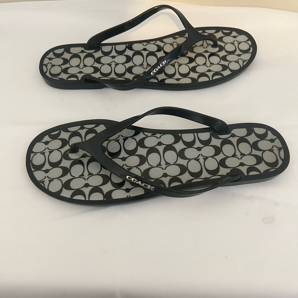 COACH Jelly Flip Flops